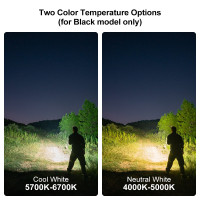 OLIGHT ARKFELD Pro UV 1300 lm zseblámpa, zöld lézer – fekete