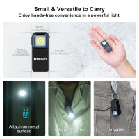 OLIGHT OCLIP 300 lm újratölthető zseblámpa – fekete
