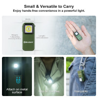 OLIGHT OCLIP 300 lm újratölthető zseblámpa – zöld