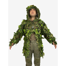 KMCS Ghillie Suit Cloak with Leaf Strips - Green