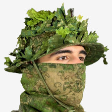 KMCS Boonie sapka 3D-s levelekkel – Next-Gen Green
