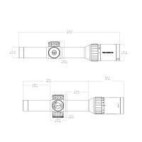 Vector Optics CONTINENTAL X10 1-10x24i ED Fiber LPVO távcső