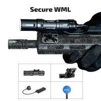 OLIGHT ODIN Mini 1250 lm puskás zseblámpa, M-LOK rögzítéssel – bézs