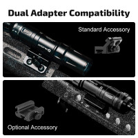 OLIGHT ODIN Mini 1250 lm puskás zseblámpa, M-LOK rögzítéssel – bézs