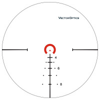 Vector Optics CONTINENTAL X6 1-6x28 FFP LPVO távcső – fekete