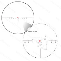 Vector Optics CONTINENTAL X6 1-6x24 SFP LPVO távcső – fekete