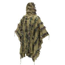 HELIKON 3D Ghillie Poncho® LEAF – amerikai erdő