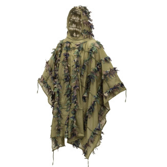 HELIKON 3D Ghillie Poncho® LEAF – amerikai erdő
