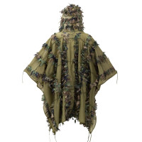 HELIKON 3D Ghillie Poncho® LEAF - US Woodland
