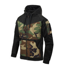 HELIKON ROGUE Hoodie (FullZip)® - Black/US Woodland