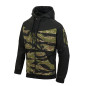 HELIKON ROGUE kapucnis pulóver (FullZip)® – Fekete/tigriscsíkos