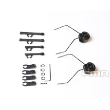 FMA Headphone Universal Modular FARA OTH Attach ARC Rail Kit - Black