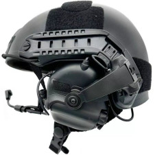 EARMOR M32X MOD4 Tactical Headset, M16C Mount for FAST / ARC - Black