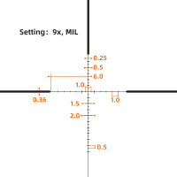 VictOptics SOI 3–9x40 AO távcső – fekete