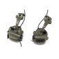 EARMOR M16A Helmet Adapters for M32 PLUS Headset, ARC Mount - Black EARMOR M16A Helmet Adapters for M32 PLUS Headset, ARC Mount - Black