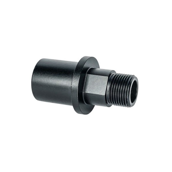 CTM AAP-01 AP7 SMG hangtompító-adapter, 14 mm (balra menő) – fekete