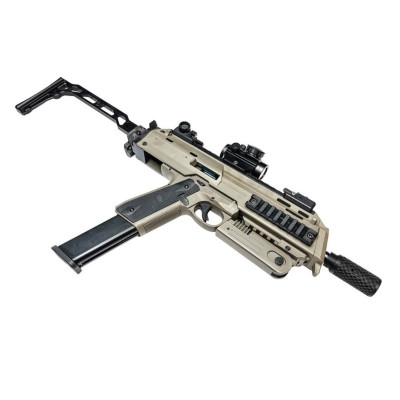 CTM AAP-01 AP7 SMG hangtompító-adapter, 14 mm (balra menő) – fekete