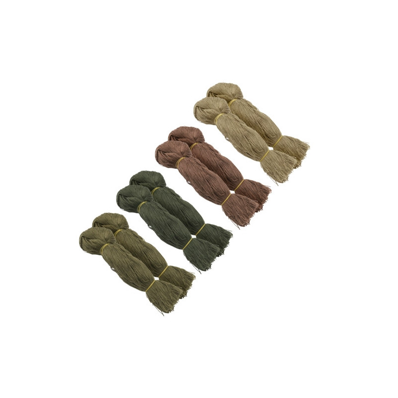 HELIKON GHILLIE FIBER YARNS álcázó készlet – Woodland