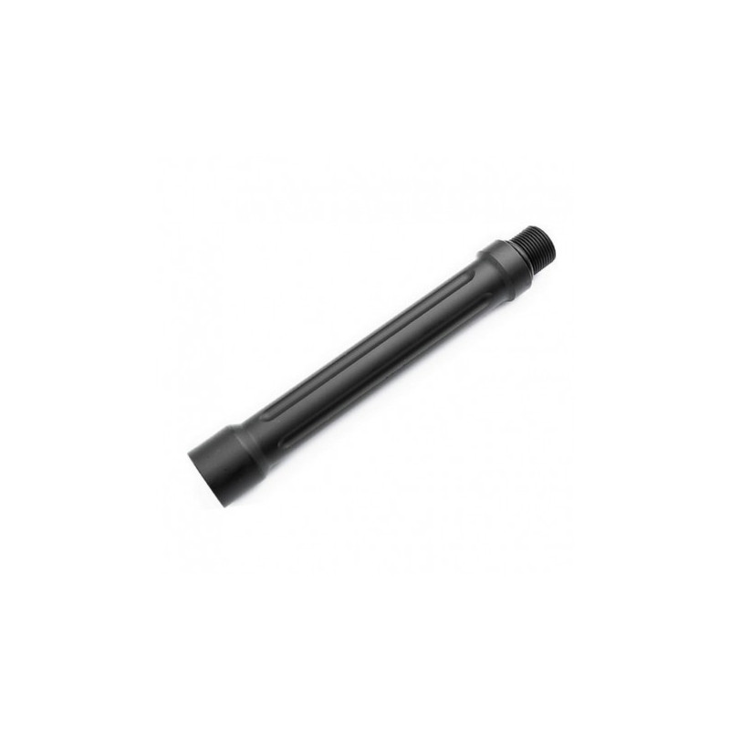 ML CNC alumínium külső csőhosszabbító, 9" (228 mm) – fekete