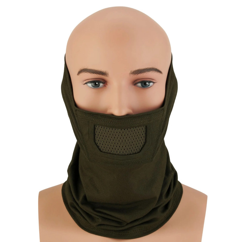 CYGNUS ARMORY Face Warrior Plus nyakmelegítő – Ranger Green