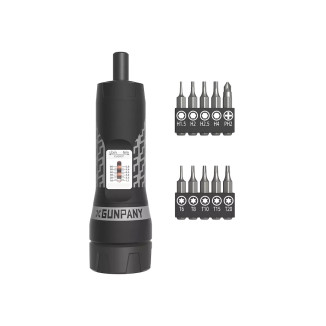 Vector Optics Torque Screwdriver with Bit Set - Black