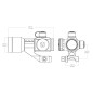 VictOptics T4 1x28 Red Dot Sight - Black