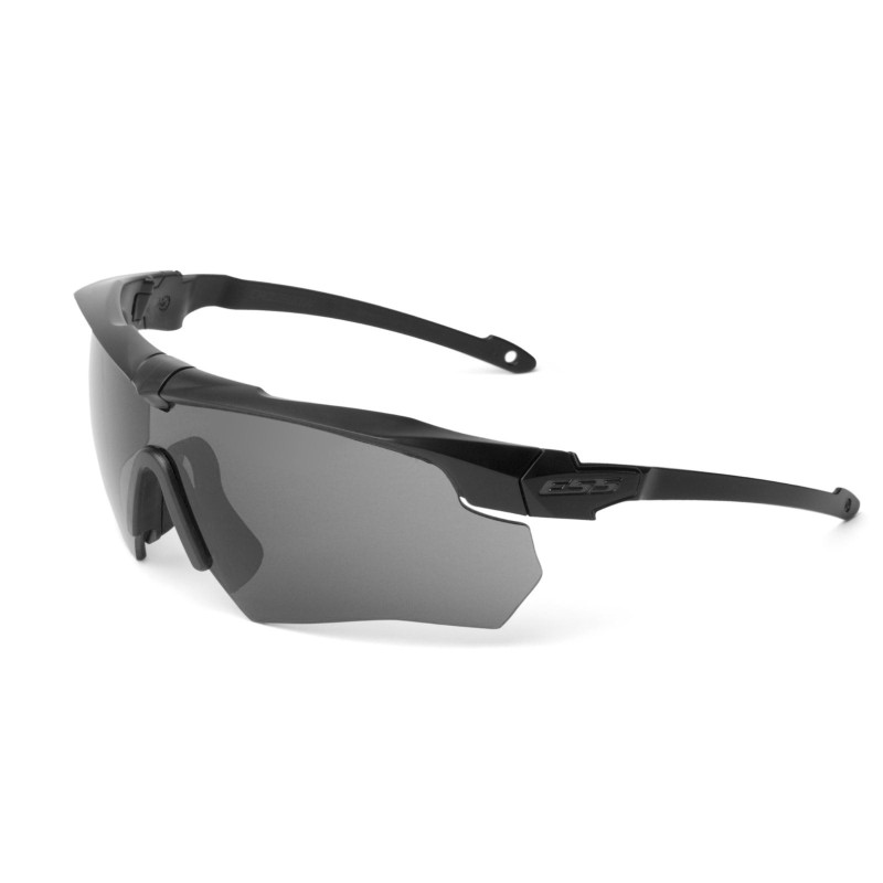 ESS Shooting Glasses CROSSBOW SUPPRESSOR ONE, Dark Lens - Black