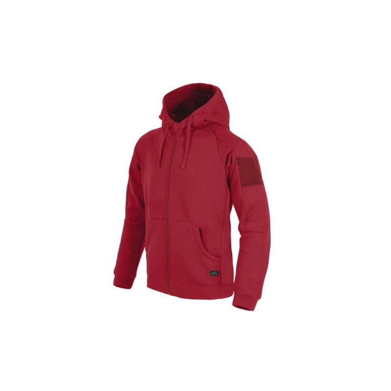 HELIKON Urban Tactical Hoodie Lite (FullZip)® – Piros
