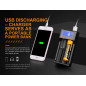 FENIX ARE-D2 USB-töltő (Li-ion, NiMH) – Fekete