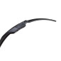 ESS Shooting Glasses CROSSBOW SUPPRESSOR ONE, Clear Lens - Black