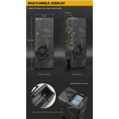 WST Lever Silence Speedloader, 1000 BBs - MC