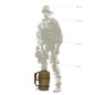 TT Tactical hátizsák MODULAR DAYPACK L 18 l – prérifarkasbarna