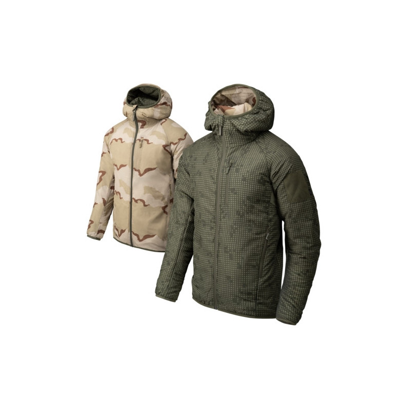 HELIKON kétoldalas Wolfhound kapucnis kabát® – Desert Night Camo / US Desert