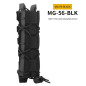 WST TIGER típusú SMG-tár MOLLE-táska – fekete WST TIGER típusú SMG-tár MOLLE-táska – fekete