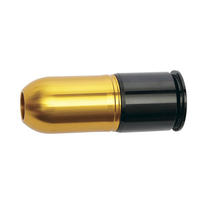 ASG 40 mm-es gázgránát 90 BB-hez / 4 paintball-golyóhoz – arany / fekete