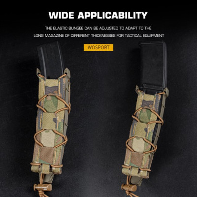 WoSporT TIGER Type SMG Magazine MOLLE Pouch – Coyote | ANAREUS