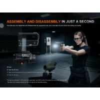 FENIX GL07 Compact Tactical Flashlight - Black