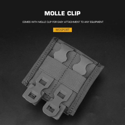 WoSporT FAST 5,56-os (M4) tár MOLLE-táska, rövid – Multicam