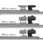 VO MAVERICK-IV 3x22 Magnifier Mini - Black