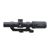 VictOptics LPVO S6 1–6x24 távcső + egyrészes rögzítő – fekete