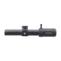 VictOptics LPVO S6 1–6x24 távcső + egyrészes rögzítő – fekete