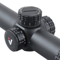 VictOptics LPVO Riflescope S6 1–6x24 + One-Piece Mount - Black