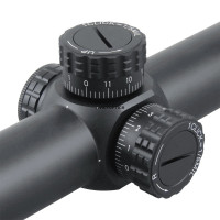 VictOptics LPVO Riflescope S6 1–6x24 + One-Piece Mount - Black