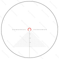 VictOptics LPVO Riflescope S6 1–6x24 + One-Piece Mount - Black