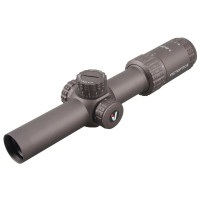 VictOptics LPVO S6 1–6x24 távcső + egyrészes rögzítő – barna