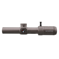 VictOptics LPVO S6 1–6x24 távcső + egyrészes rögzítő – barna
