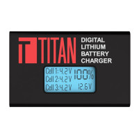 TITAN Li-Pol / Li-Ion DIGITAL CHARGER V2 (EU Plug) - Black