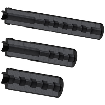Novritsch Modular Mock Airsoft Suppressor V1 (225-105x36 mm) - Black