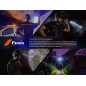 FENIX Rechargeable LED Flashlight PD35R ACE, 2000 lm  - Black