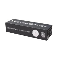 VO CONTINENTAL X6 2-12x44 CTR FFP Riflescope, 34 mm - Black